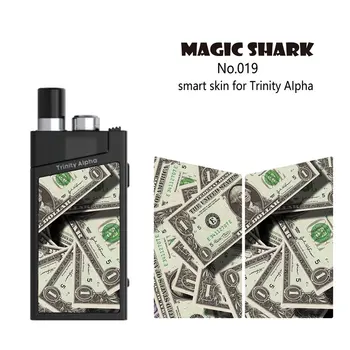 

Magic Shark Game of Thrones Flower Dollar Money Case Film Sticker Skin for Smok Trinity Alpha No Fade
