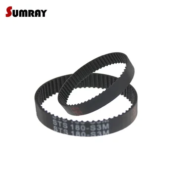 

SUMRAY S3M Timing Belt 3M-180/183/186/189/192/195/201/207mm Motor Drive Belt 10/15mm width Conveyor Belt For Sewing Machine 2PCS