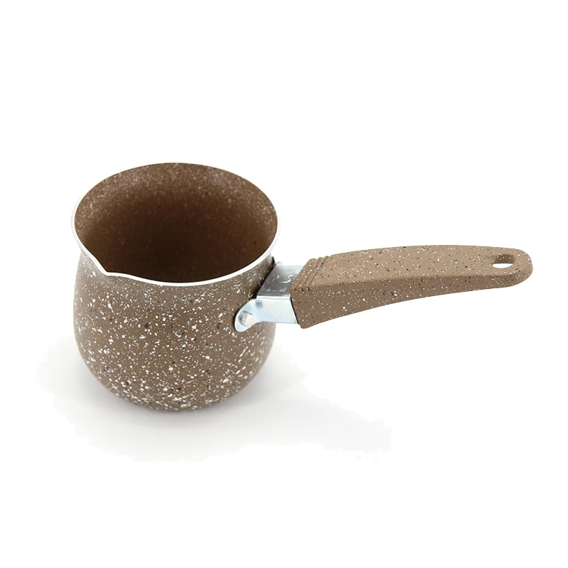 

Yiwumart 1Pcs Plastic Aluminum Turkish Coffee Maker Cook Moka Milk Stovetop Warm Espresso Cups Latte Pot Kitchen Accessories