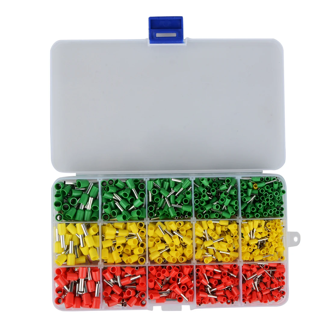 

1000pcs/lot New Bootlace cooper Ferrules kit set Wire Crimp Connector Insulated Cord Pin End Terminal
