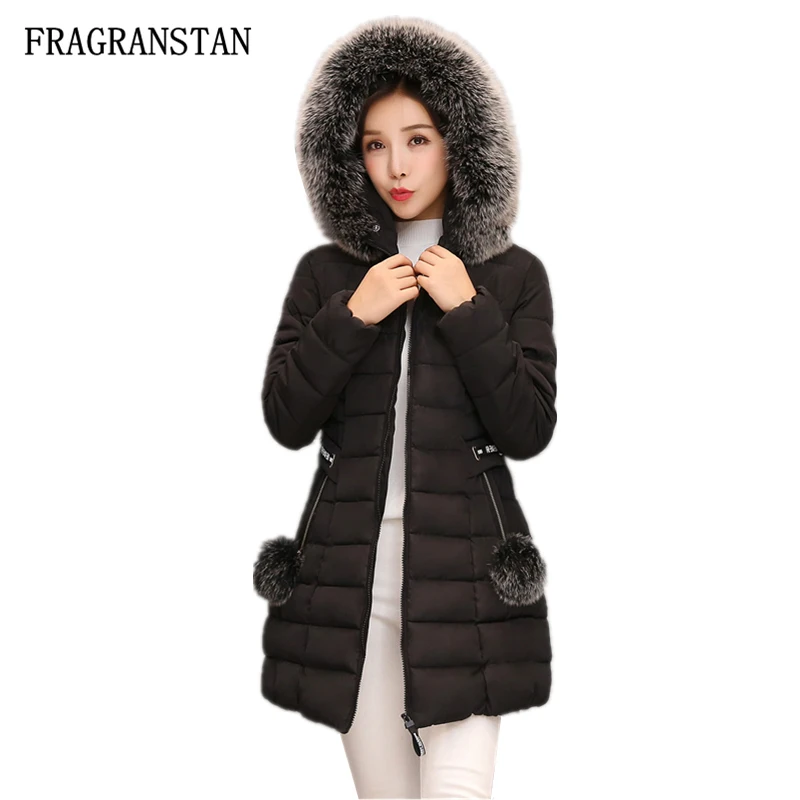 Aliexpress.com : Buy Winter Female Thick Keep Warm Big Fur