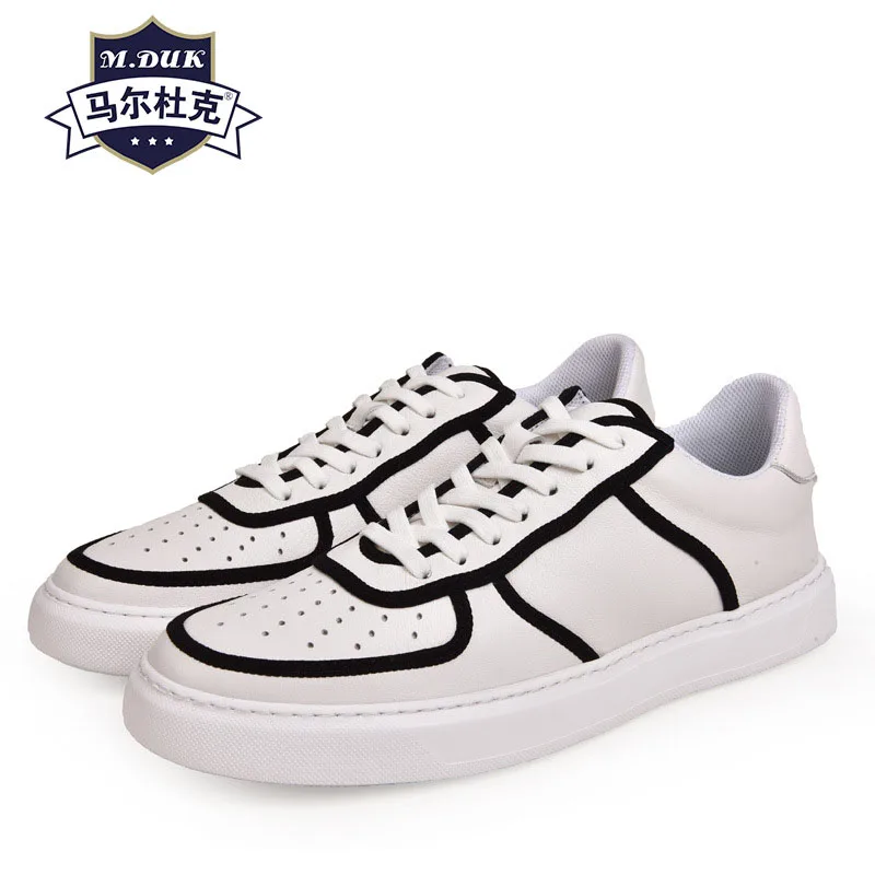

fashion mens casual shoes spring summer leather genuine all-match cowhide breathable sneaker fashion boots Leisure shoes men