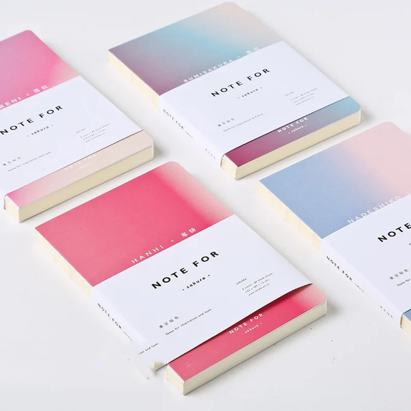 

1 Pcs/set Creative Tokyo Sakura color Weekly Schedule Notebook Calendar Planner Diary Notebook