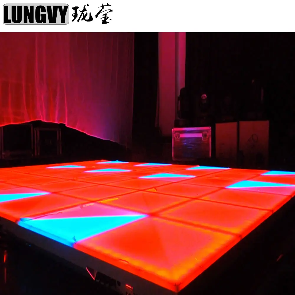 1M*1M Wedding Party Disco Decorations Led Dance Floor RGB Colorful