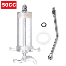 50cc Ветеринарная медицина для домашних животных Многоразовые 12 см трубы для гидропоники для крупного рогатого скота, козы и овец пластмассы шприц для кормления