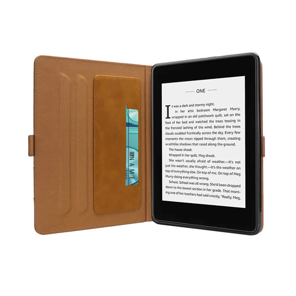 ZGPAX чехол для Amazon Kindle Paperwhite 4 Смарт Стенд Ультра Тонкий Смарт кожаный чехол-футляр на магните стойки для планшета z70