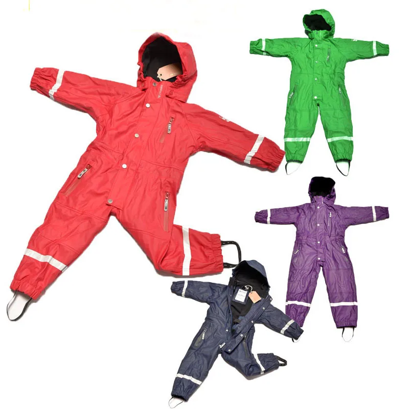 Baby Snowsuit Boys Ski Suits Kids Snow Wear Jumpsuit 1 7Y Waterproof