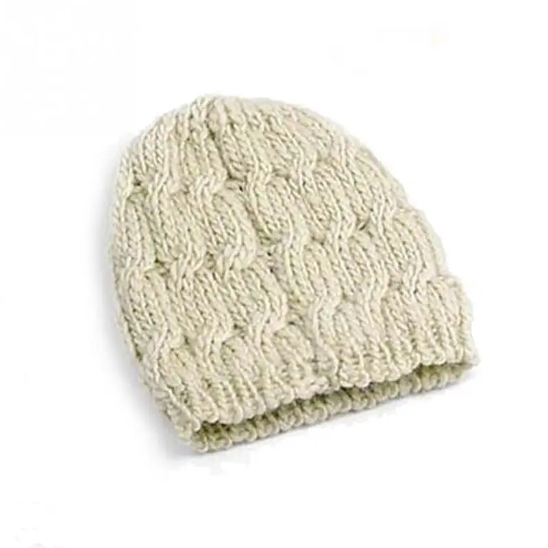 2018 Модные женские осенние шапки твист узор шапочки зима Gorros Женский вязаный