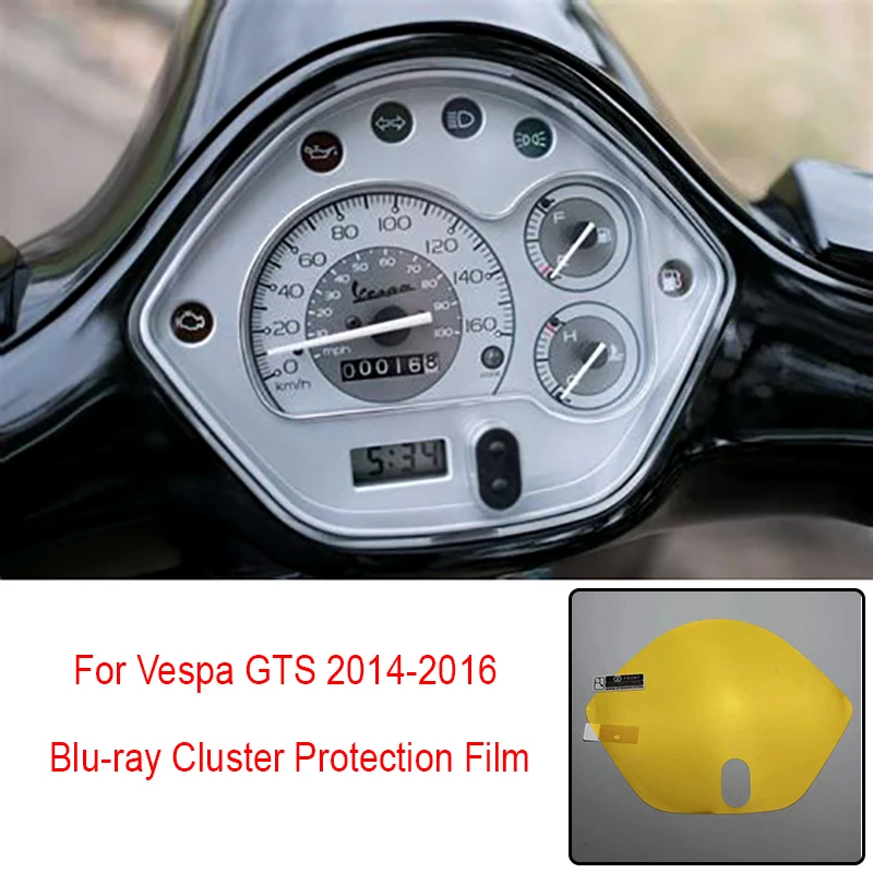 Для Vespa GTS 2014 2015 2016 мотоциклетный инструмент кластер спидометра Защита от царапин