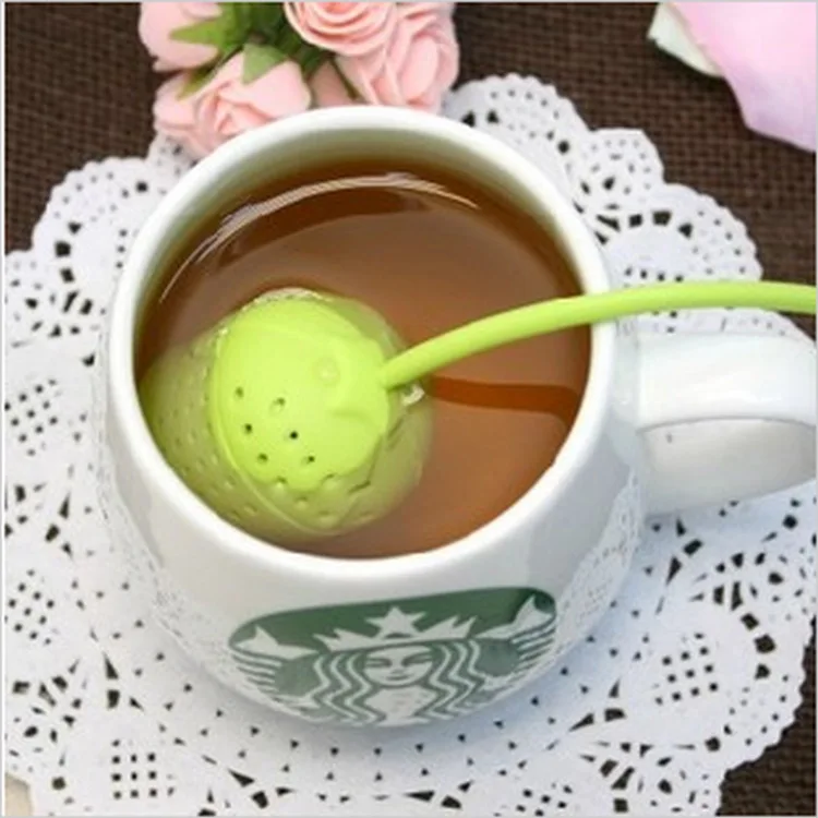 1 шт многоразовый безопасный силиконовый держатель для чайных листьев в форме цветов, пакетик для чая и кофе, фильтр для заварки чая