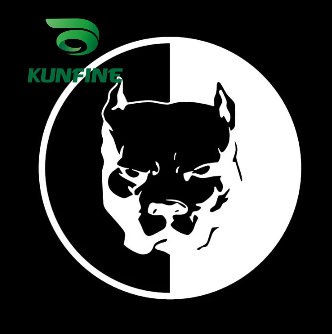 pitbull super hero dog car sticker car decal-2 - 