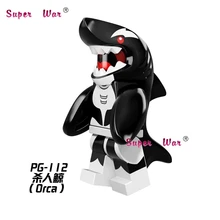 50 шт. супергерой Orca Акула серии строительные блоки экшн-блоки, друзья для мальчика дом игры дети детские игрушки