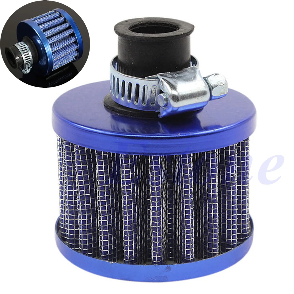 

Blue 12mm Car Motor Cold Air Intake Filter Turbo Vent Crankcase Breather Cleaner Drop Ship n21