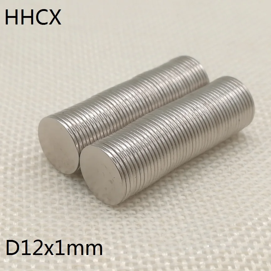 

10/50/100pcs/lot Disk magnet 12*1 mm N35 Strong Disc NdFeB Rare Earth Magnet 12x1mm Neodymium Magnets 12mm x 1mm