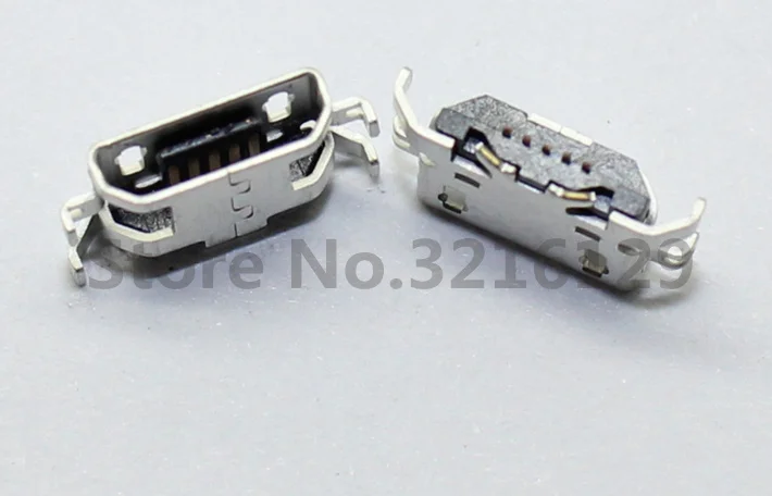 100 шт. Micro usb-коннектор с разъемом типа jack для lenovo A850 A800 S898t S8 S820 S880 P780 A820 S820 P770 A800 S920 a670t P708 S850E