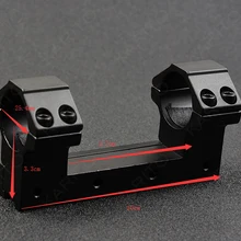 Летательный пистолет из алюминиевого сплава 11 мм планка крепления 25,4 мм 1 дюймов кольцо M5006