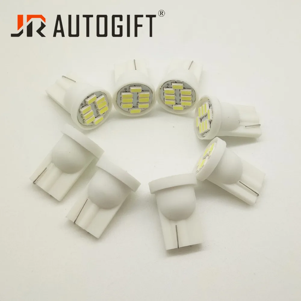 10 шт. автомобильный Стайлинг 24В 12В T10 8 SMD 3014 4014 Светодиодные Автомобильные лампы 194