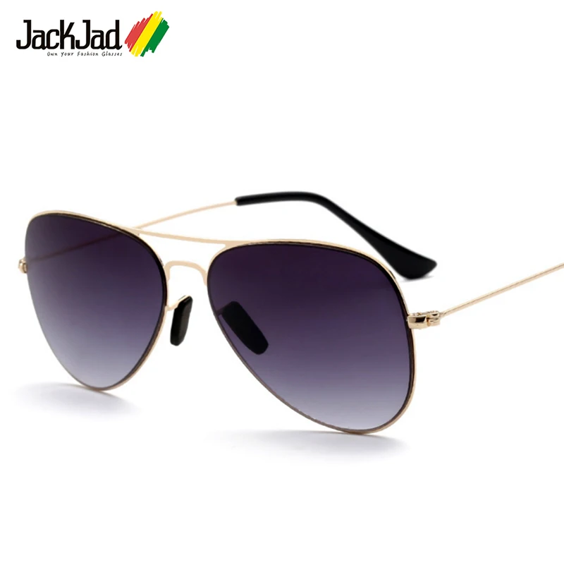 

JackJad 2017 Fashion IC Gradient Ultralight Aviation Style Sunglasses Brand Design Sun Glasses Eyeglasses Eyewear Oculos De Sol