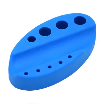 

Tattoo Ink Cup Holder Silicone Blue Permanent Makeup Eyebrow Lip Liner Microblading Body Art Holding Cotton Machine Pen Supply