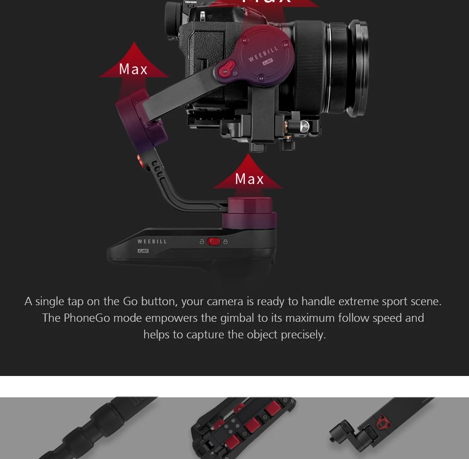 zhiyun hivatalos weebill labor kép miatt 3-axis átviteli stabilizátor mirrorless kamera érzékelő ellenőrzési kézi iránymutató raktáron new style