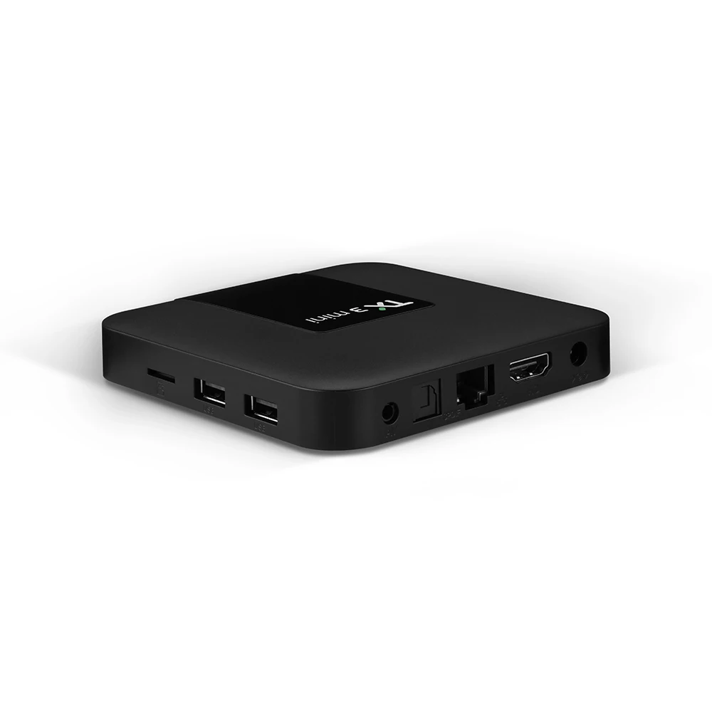  TX3 Mini Smart TV Box S905W Quad Core 2.4GHz WiFi Android 8.1 Support 4K Netflix YouTube Media play