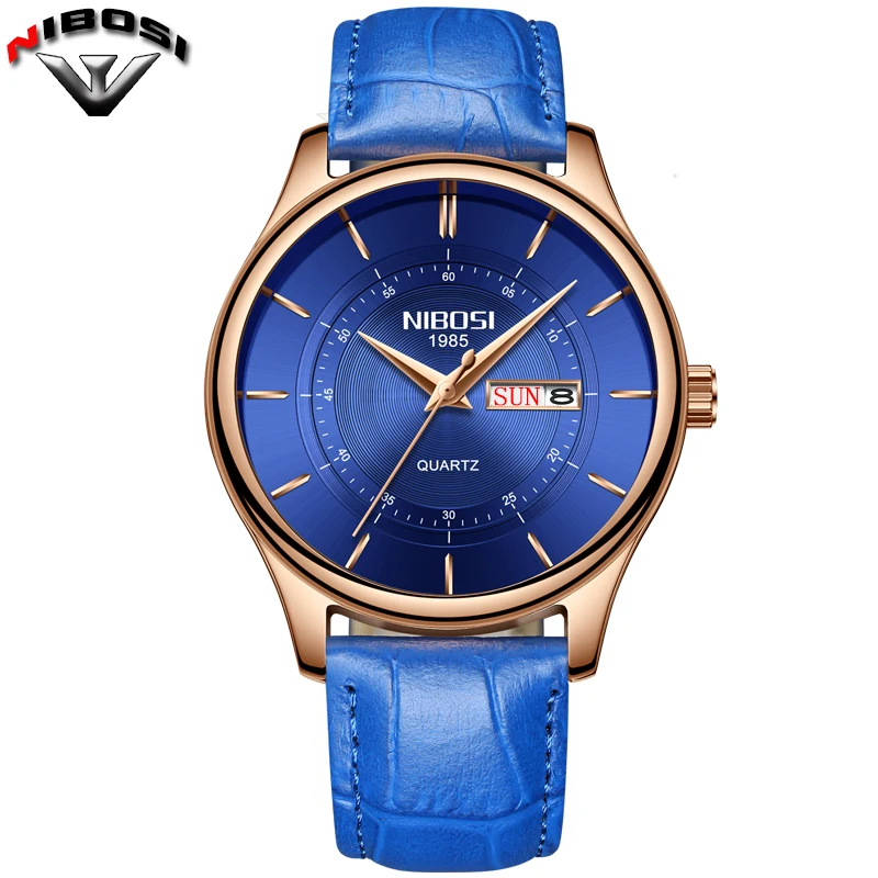Relogio Masculino NIBOSI мужские часы топ роскошные водонепроницаемые Модные Спортивные
