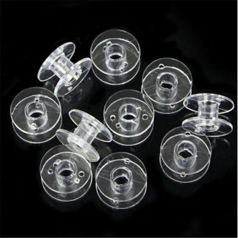 1set/lot Clear Plastic 25 Bobbins Sewing Machine Spools With Thread Storage Case Box For Home Sewing Accessories Sewing Tools