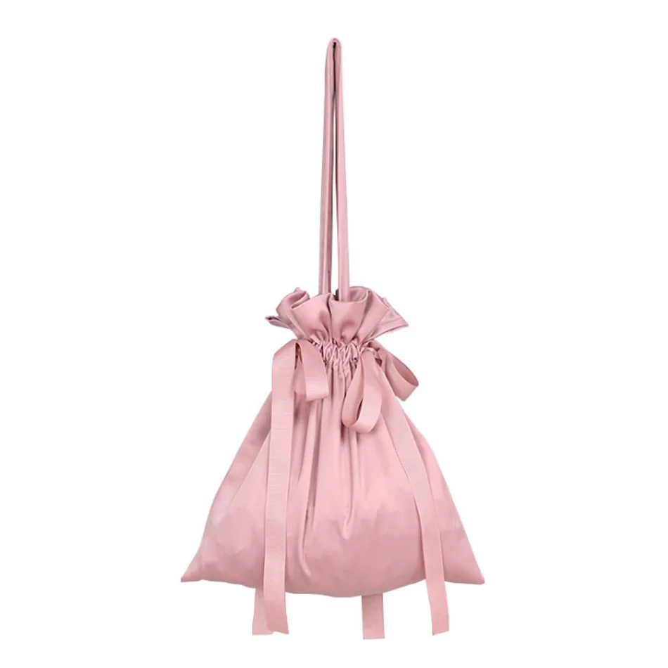 pink Новинка, простая женская сумка в клетку, Большая вместительная переносная сумка для покупок, гладкая сатиновая сумка с сумкой через плечо - Цвет: pink