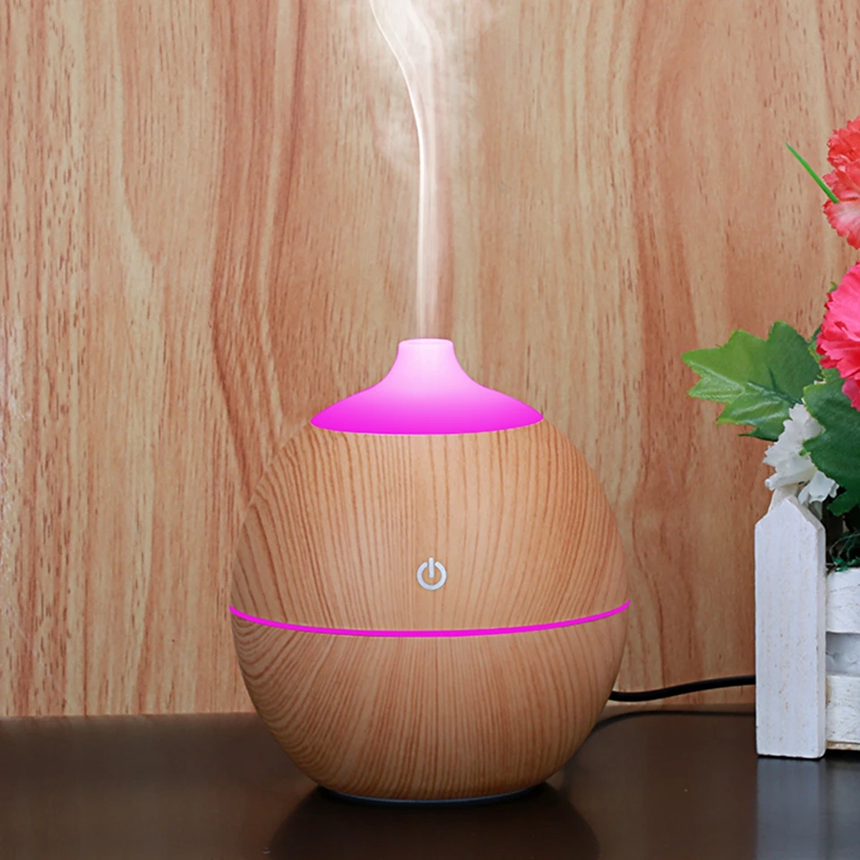 USB 130ML 7LED Air Humidifier Ultrasonic Aroma Essential Oil Cool Mist Diffuser (24)