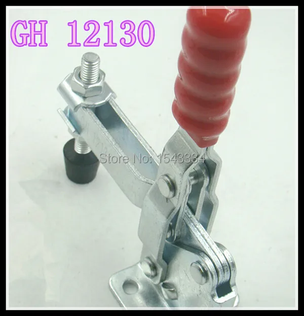 

3pcs 227KG 500LBS U Shape Bar Flanged Base Straight Handle Vertical Type Toggle Clamp 12130