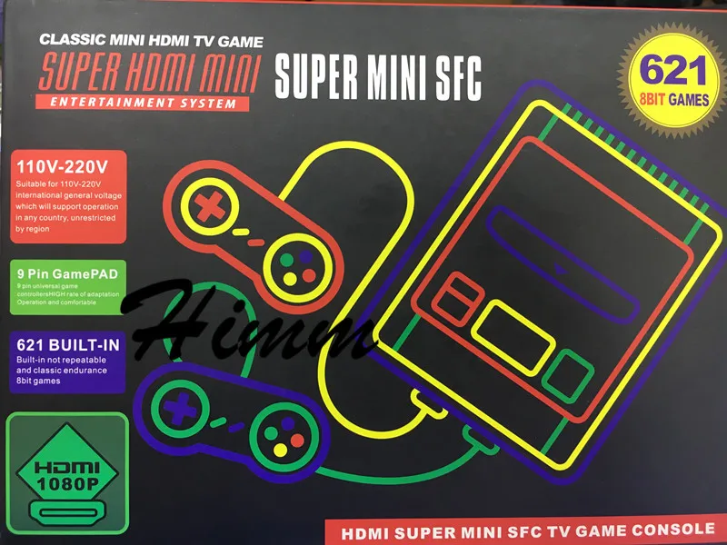 400/500/600/620/621 игры HDMI/AV мини ТВ портативная игровая консоль для игр Nes Встроенный 400 500 600 621 различных игр - Цвет: HDMI 621