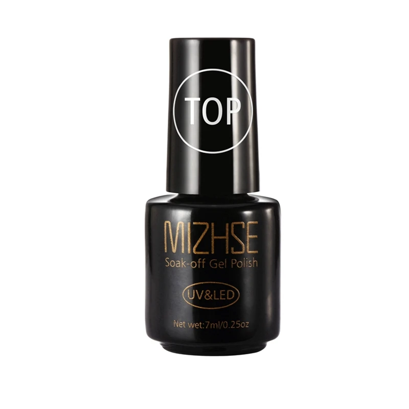 MIZHSE Nail Primer Gel Top Coat UV LED Gel Polish Sealer Nail Polish