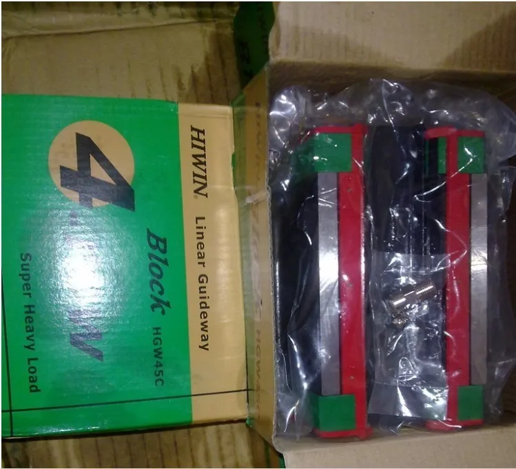 

100% original HIWIN Lengthen Linear carriages/blocks bearings HGH45HA for cnc router