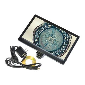 شراء 1/2.86 بوصة 1080P CMOS LCD اللوحي المجهر HDMI العدسة الرقمية متزامن إخراج الكاميرا الإلكترونية مع 11.6 بوصة العرض