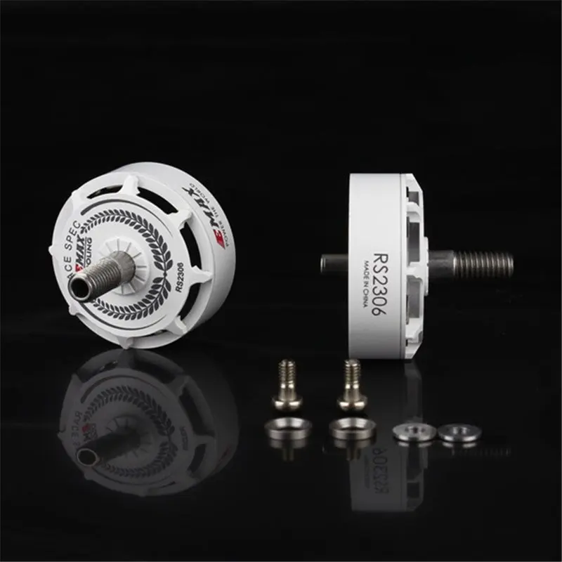 

White Black Edition 2pcs Emax RS2306 CW Motor With Motors Case Screws Thread For RC Multirotor Spare Parts