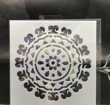 

15cm Wheel Circle DIY Layering Stencils Wall Painting Scrapbook Coloring Embossing Album Decorative Card Template