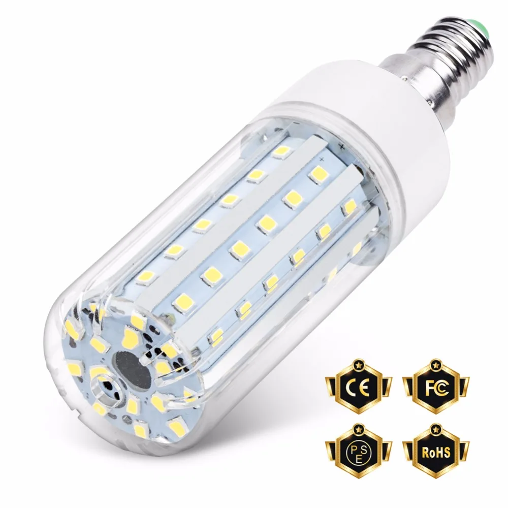 

WENNI E14 Corn Bulb LED E27 Lamp LED Bulb 5W 10W 15W 20W Bombillas 110V Candle LED Light 220V No Flicker Home Lighting 2835 SMD