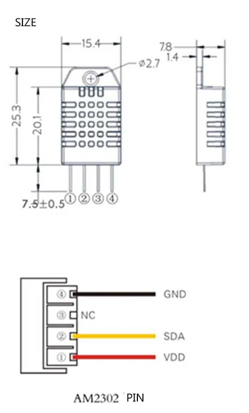 DHT22 AM2302 цифровой Температура влажности Сенсор модуль высокой точностью NTC Сенсор для Arduino заменить SHT11 SHT15