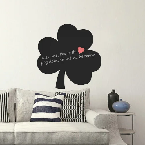 Buy Shamrock Chalkboard Wall Stickers Kitchen Decal