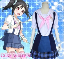 Envío gratis Anime Love Live Minami Kotori Cosplay Disfraces Mujeres Rin Hoshizora Yazawa Nico Eli Ayase Uniforme de Marinero traje