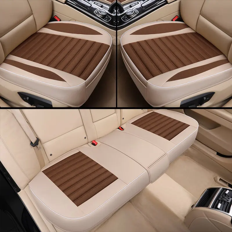 Car Seat Protection Car Seat Cover Auto Seat Covers Car Seat Cushion For Toyota Camry Corolla RAV4 Prado,Honda Accord Civic CRV - Color Name: 1 set