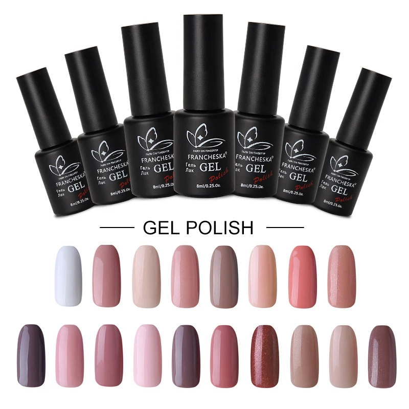 

Francheska gel nail polish uv gel nagels spulletjes gellak gelpolish nagellak unhas de varnish colors set nagels nai lart oje