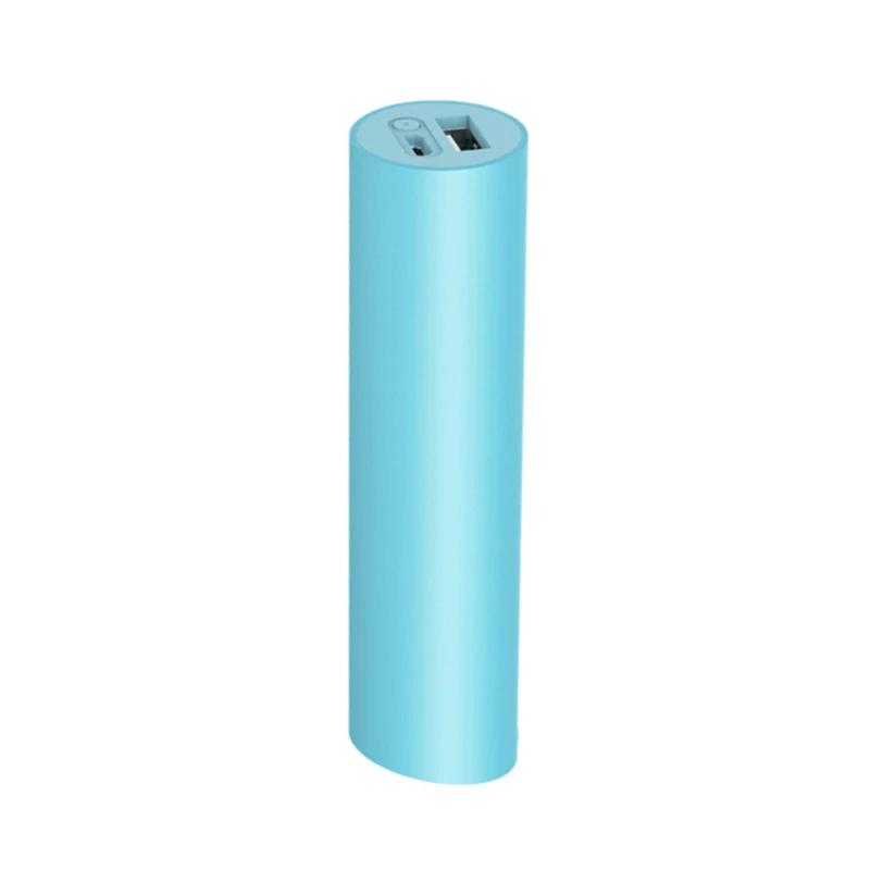 ZMI Mini power Bank 3000mAh 18650 batter перезаряжаемый Внешний мини внешний аккумулятор портативная зарядка для телефона - Цвет: 1 pcs Blue