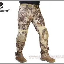 Мужские военные страйкбольные охотничьи боевые штаны EMERSON Gen2 тактические штаны с наколенниками HLD EM7038H