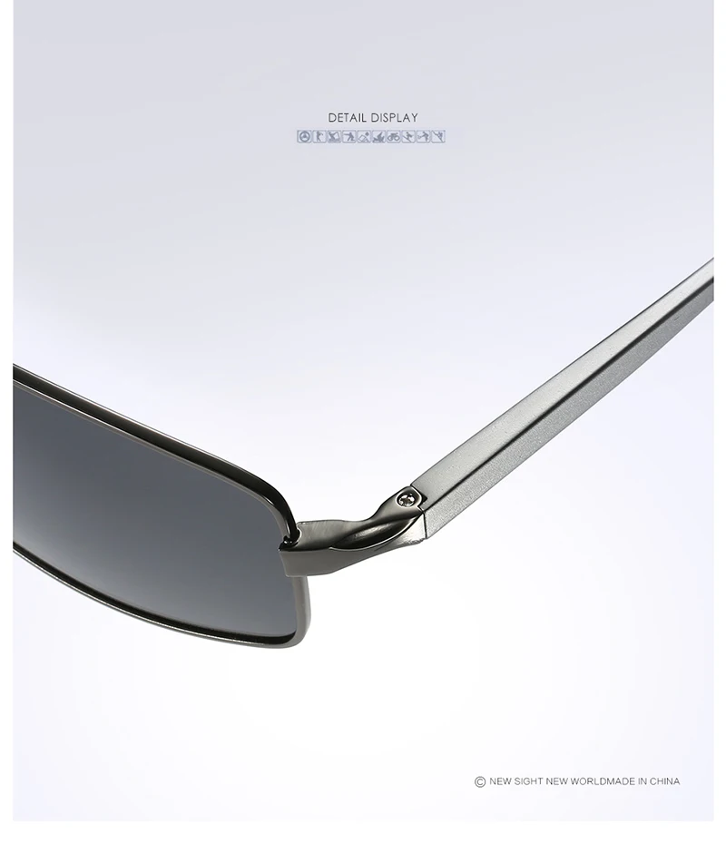 Фирменная Новинка поляризационные Для мужчин солнцезащитные очки Алюминий Для мужчин s вождения солнцезащитные очки Аксессуары для Для мужчин Óculos de sol masculino