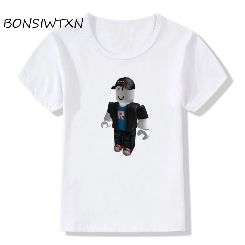 Bonsiwtxn Soft Baby Girl Roblox Print Girl T Shirt O Neck Tops Kids Casual Children Clothes Girls Summer Tops Tees Girls Summer Tops Girl T Shirttop Kids Aliexpress - roblox thai t shirt