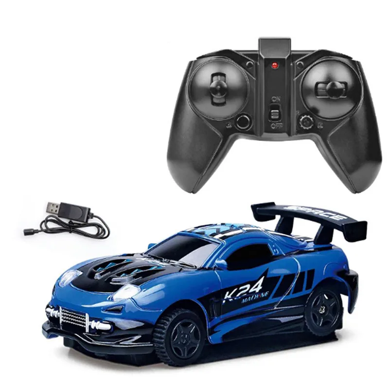 2.4G 360 Degree Rotation RC Car LED Lights Anti Gravity Stunt Climbing Truck