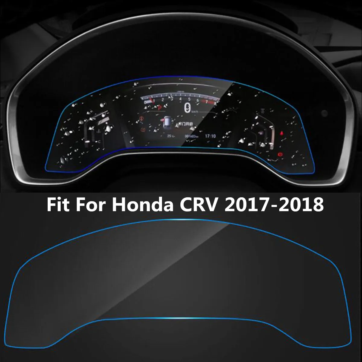 

1Pc Auto Car Dashboard Screen Protector Clear Center HD Film For Honda CRV 2017-2018 Auto Car Interior Accessories Durable New