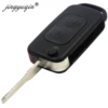 jingyuqin Flip Folding Remote Key shell 1/2/3/4 Button for Mercedes Benz SLK E113 A C E S W168 W124 W202 W203 Auto Car Key Case ► Photo 2/5