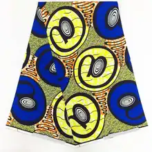Гана Новая Мода Африканский настоящий голландский воск печати ткань хлопок леди свадебное платье настоящий блок Анкара